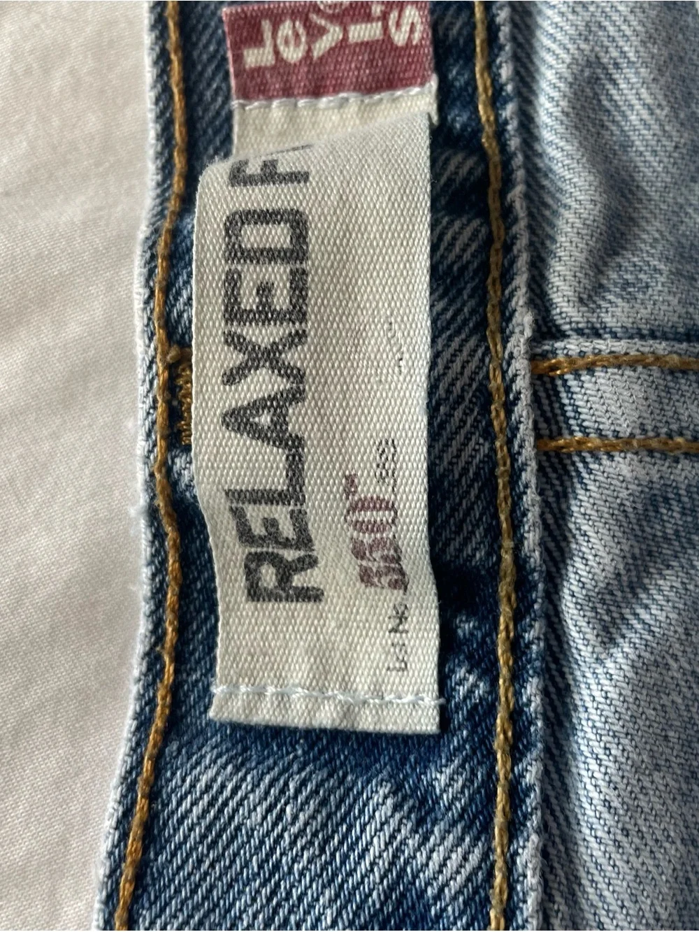 Levis 550 Relaxed Fit Jeans 34x32 Made In Mexico 100% Cotton 2011 Y2K‎ Classic